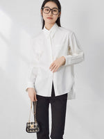 Load image into Gallery viewer, Classic Oversized Pocket Shirt in White
