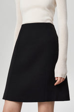 Load image into Gallery viewer, Classic A-Line Mini Skirt in Black
