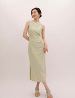 Load image into Gallery viewer, Arya Cami Midi Dress in Dew
