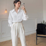 Load image into Gallery viewer, Interstellar Tailored Trousers in Cream
