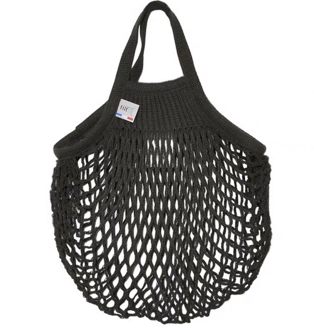 Filt Black Net Shopper Bag