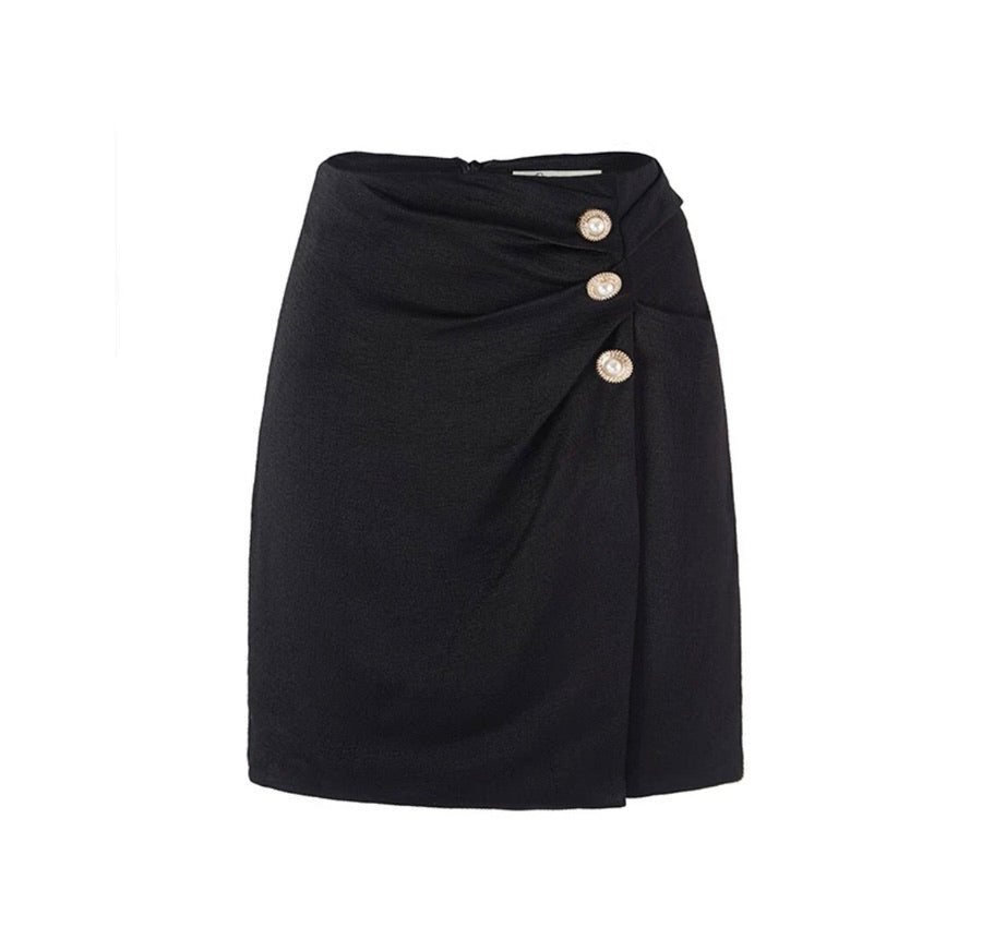 Spritz Tailored Slit Mini Skirt