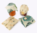 Load image into Gallery viewer, Set of 3 Organic Cotton Beeswax Wraps + String Tie - Streaky Stripes
