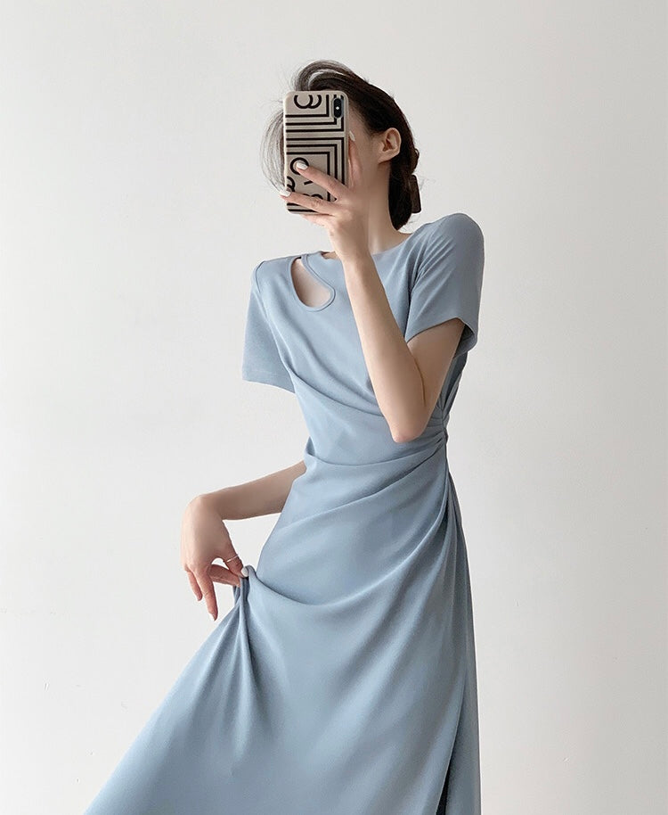 Astor Blue Cutout Maxi Dress