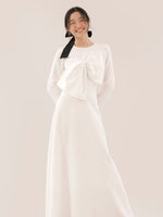 Load image into Gallery viewer, Harper Oversized Bow Maxi Dress
