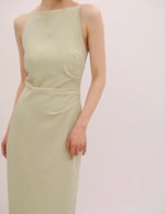 Load image into Gallery viewer, Arya Cami Midi Dress in Snow
