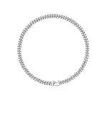 Load image into Gallery viewer, Silver Solid Curb Chain Necklace
