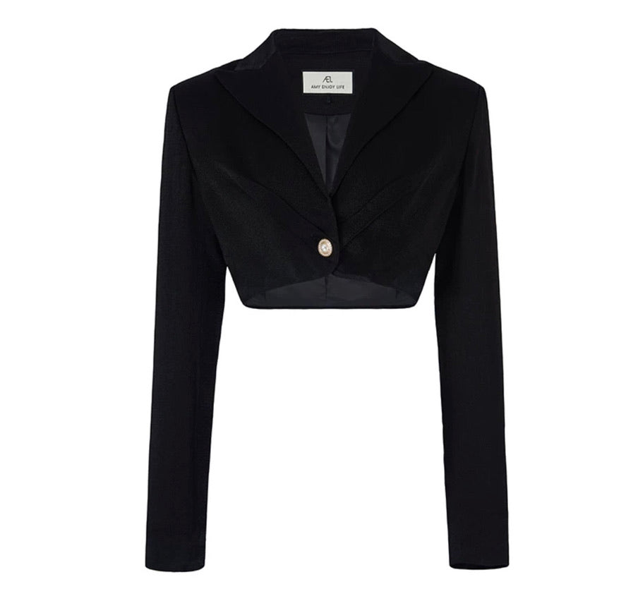 Spritz Tailored Cropped Blazer