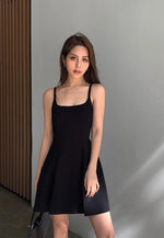 Load image into Gallery viewer, Cami Skater Dress in Black
