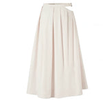 Load image into Gallery viewer, Luci Cutout A-line Midi Skirt

