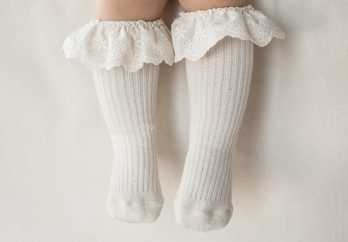 Long Lace Socks [2 colours]