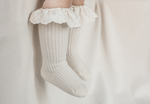Load image into Gallery viewer, Long Lace Socks [2 colours]
