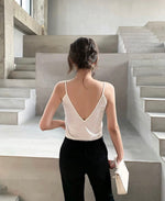 Load image into Gallery viewer, Bexley White V-Back Cami
