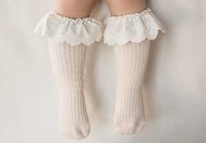 Long Lace Socks [2 colours]