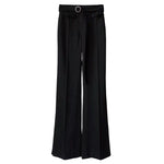 Load image into Gallery viewer, Parke Trumpet Trousers in Black
