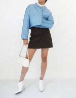 Load image into Gallery viewer, Sierra Faux Leather Skirt - Chocolate
