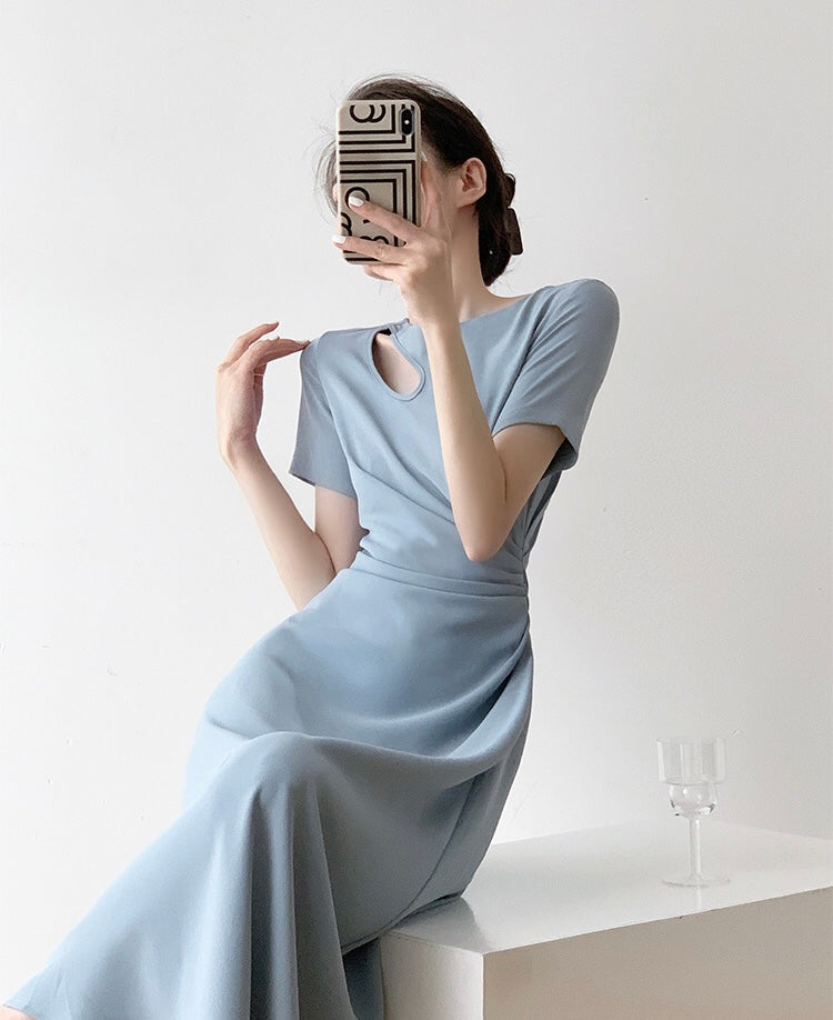 Astor Blue Cutout Maxi Dress