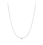 Load image into Gallery viewer, Silver Mini Diamante Pendant Necklace
