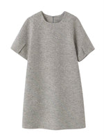 Load image into Gallery viewer, Woven Pocket Shift Dress in Greige
