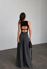 Load image into Gallery viewer, Cutout Buckle Back Tank Top in Black
