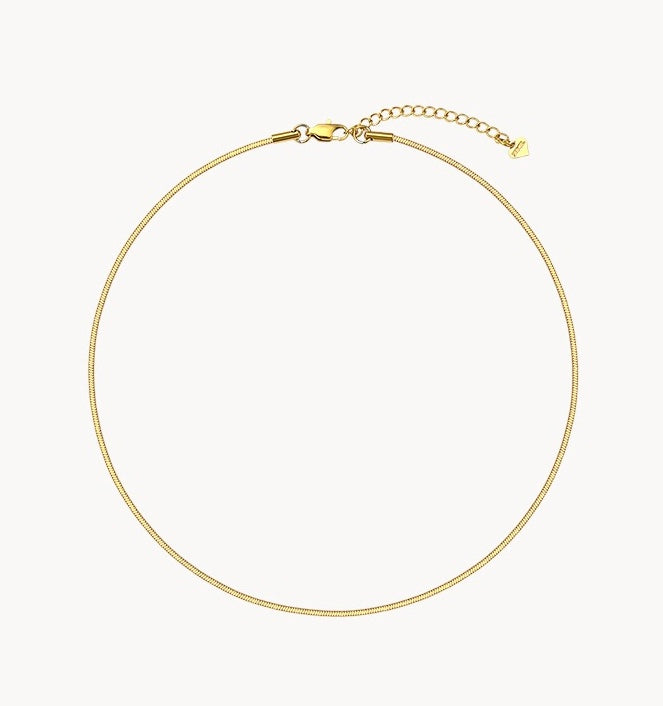Classic Gold Snakechain Necklace