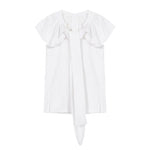 Load image into Gallery viewer, Feltre Bow Tie Blouse in White
