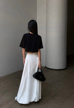 Load image into Gallery viewer, Maxi Bubble Skirt in White
