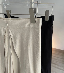 Multi Panel Maxi Skirt in Cream