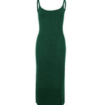 Load image into Gallery viewer, Miela Knitted Wool Blend Cami Slip Dress - Green
