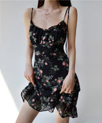 Load image into Gallery viewer, [Ready Stock] Genevieve Floral Tie Strap Cami Mini Dress
