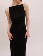 Load image into Gallery viewer, Arya Cami Midi Dress in Midnight
