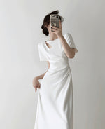 Load image into Gallery viewer, Astor Cutout Maxi Dress in White
