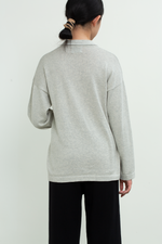 Load image into Gallery viewer, Knit Long Sleeve Shirt in Grey
