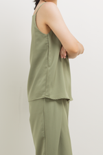 Load image into Gallery viewer, Reversible Camisole Top in Green
