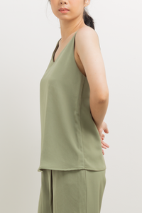 Reversible Camisole Top in Green