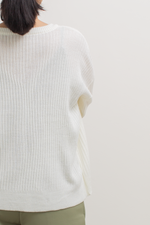 Load image into Gallery viewer, Knit Loose Button Cardigan in Off-White
