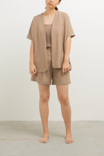 Load image into Gallery viewer, Semiwool Neat Shorts in Brown
