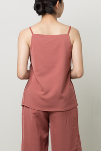 Reversible Camisole Top in Red