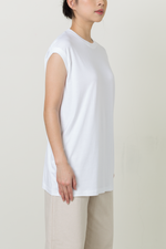 Load image into Gallery viewer, Bamboo Muscle Tee in White
