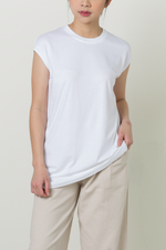 Load image into Gallery viewer, Bamboo Muscle Tee in White
