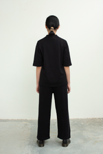 Load image into Gallery viewer, Knit Long Pants in Black
