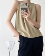 Load image into Gallery viewer, Sydney Gather Sleeveless Top in Khaki
