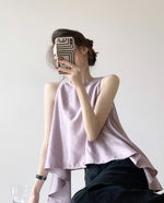 Load image into Gallery viewer, Savile Drape Top in Purple
