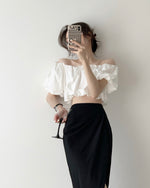 Load image into Gallery viewer, Ainsworth High Waist Wrap Midi Skirt
