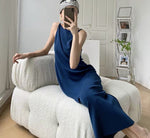 Load image into Gallery viewer, [Ready Stock] Low Back Knit Cami Dress
