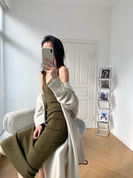 Load image into Gallery viewer, Low V Back Knit Dress- Olive

