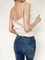 Load image into Gallery viewer, Greige Wool Camisole- Cream
