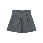 Load image into Gallery viewer, Suit Tailored Shorts in Grey
