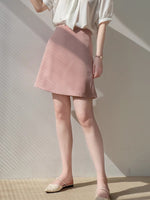Load image into Gallery viewer, A Line Mini Skirt in Pink
