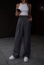 Load image into Gallery viewer, [Ready Stock] Greyfitti Wide Leg Trousers
